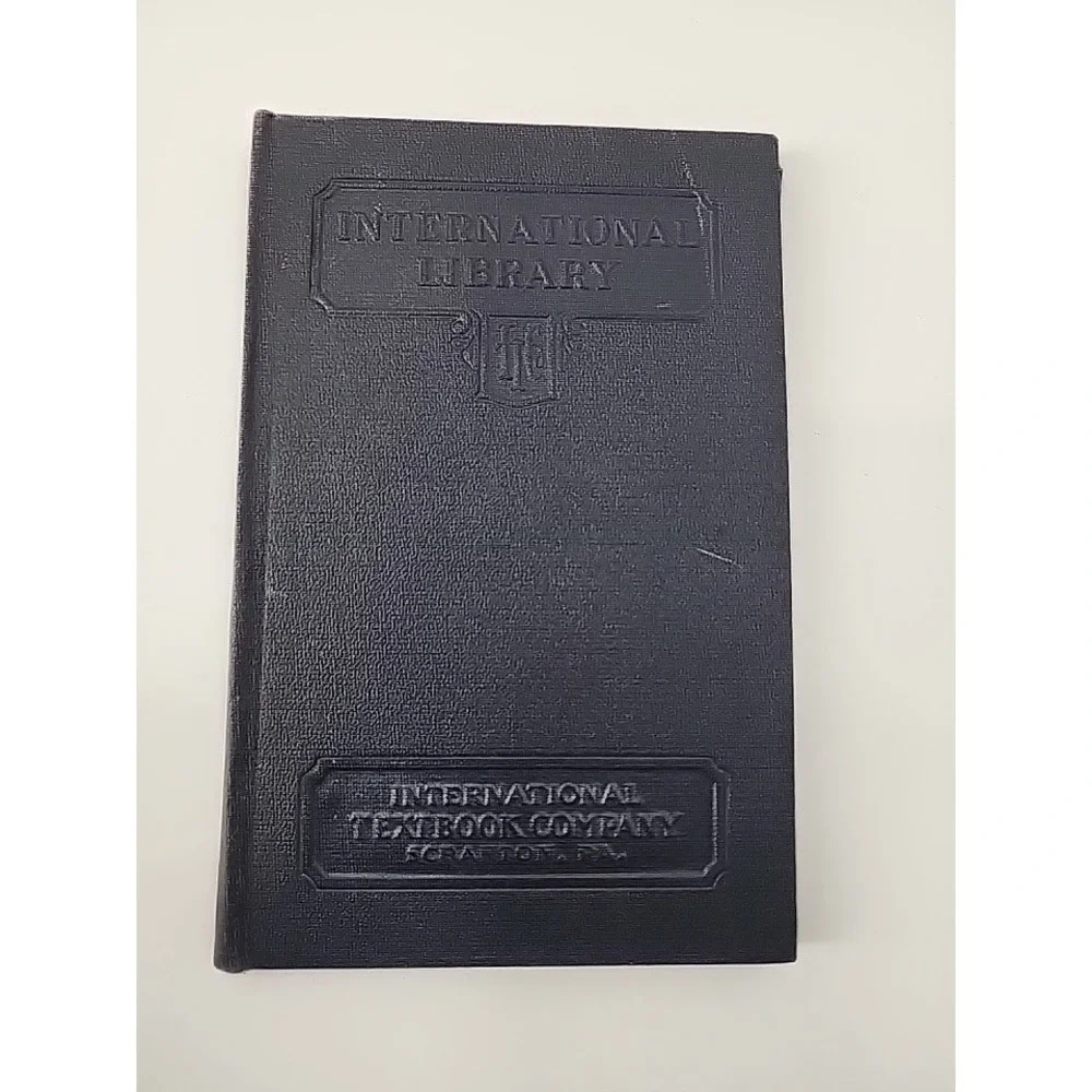 Vintage Elements of Algebra International Library Textbook Company Hardcover